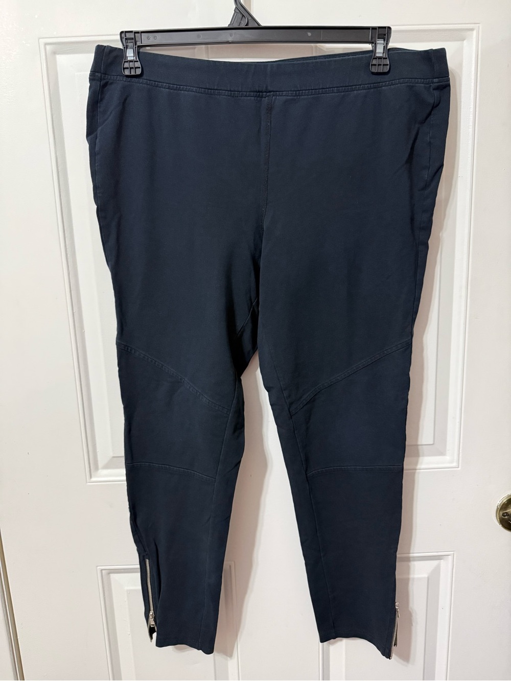Ralph Lauren Black Athletic Zip-Hem pants